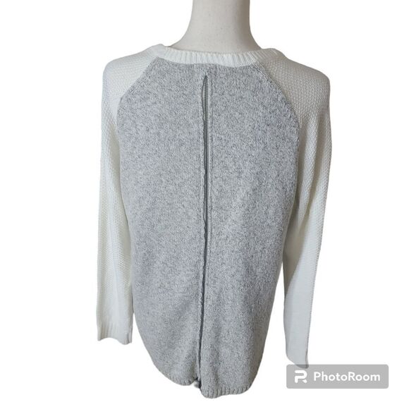 Ten-Sixty Sherman Mixed Media Sweater with Zipper Detail. Size L. - Picture 6 of 9